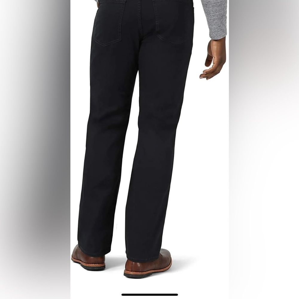 Wrangler Authentics Men's Straight Fit Twill Pants Black 29x30 NEW
